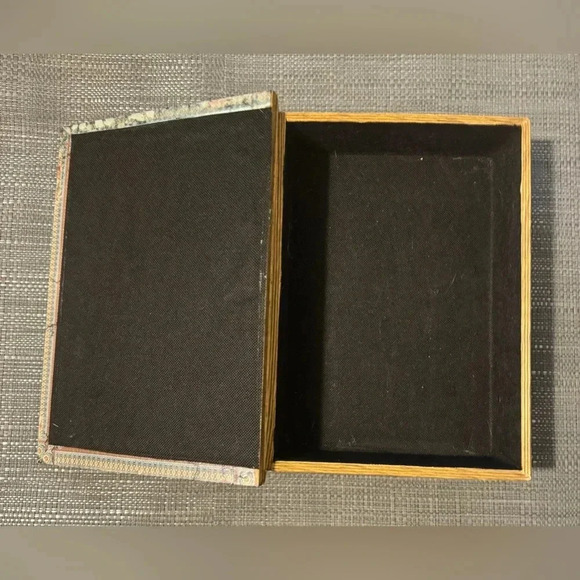 Beautiful Faux Book Storage Stash Box New York City Plexiglass Front - 9"H - Picture 2 of 7